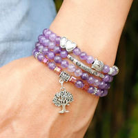 Natural Amethyst Bracelet Amethyst Necklace