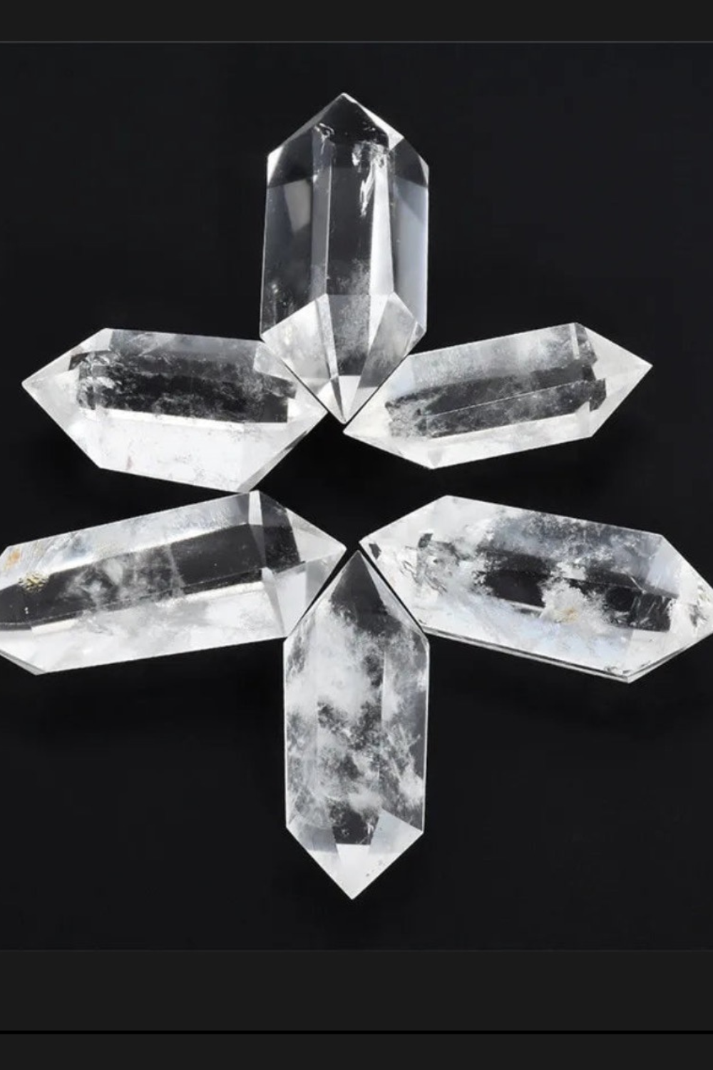 50-60mm Natural Clear Quartz DT