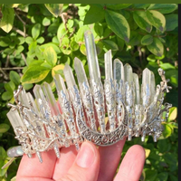 Natural Crystal Headband Clear Quartz