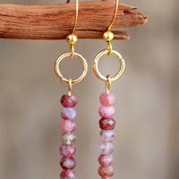 Vintage Natural Stone Bohemian Dangle Earring