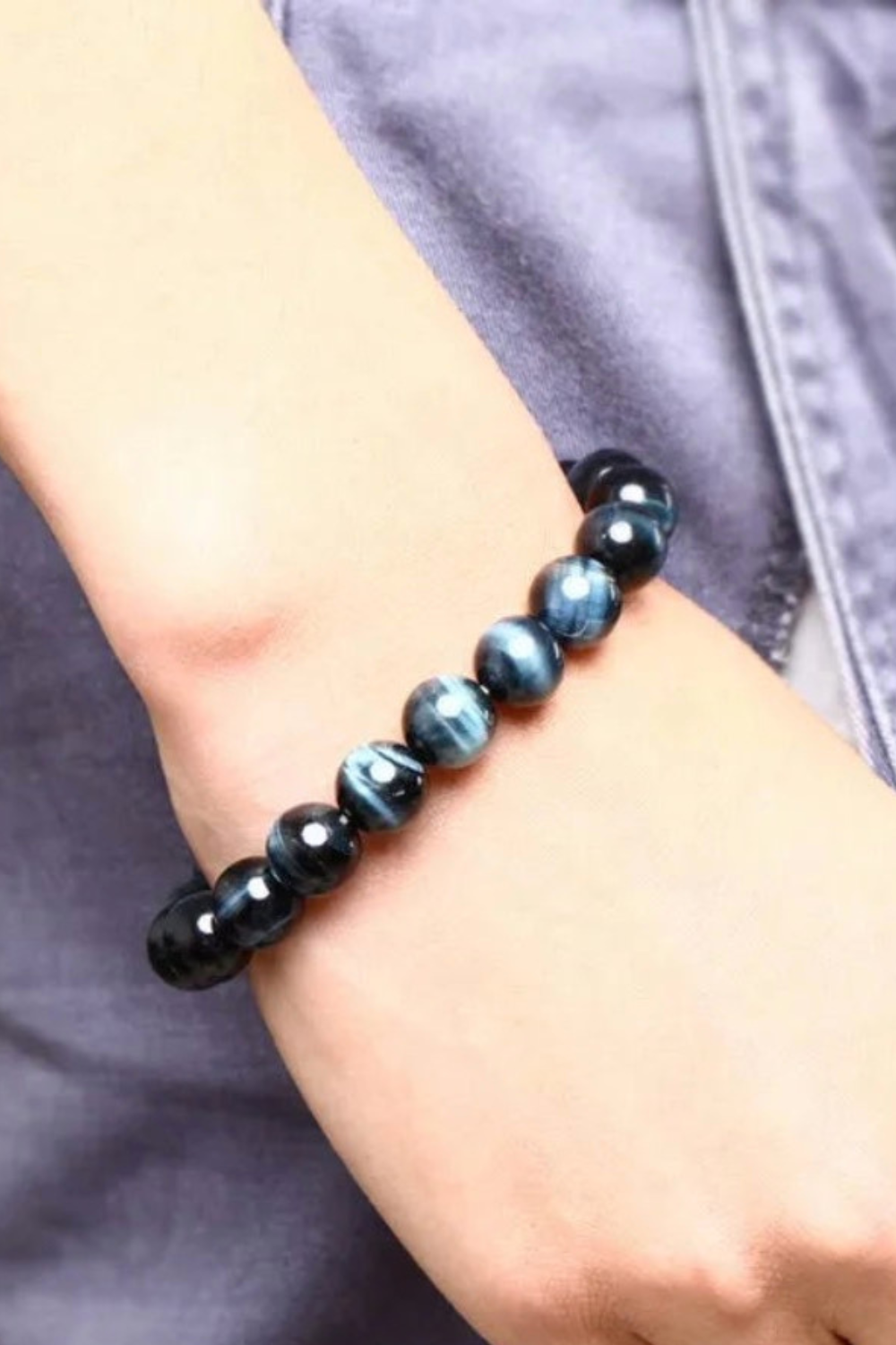 High Quality Blue Tigers Eye Bracelet