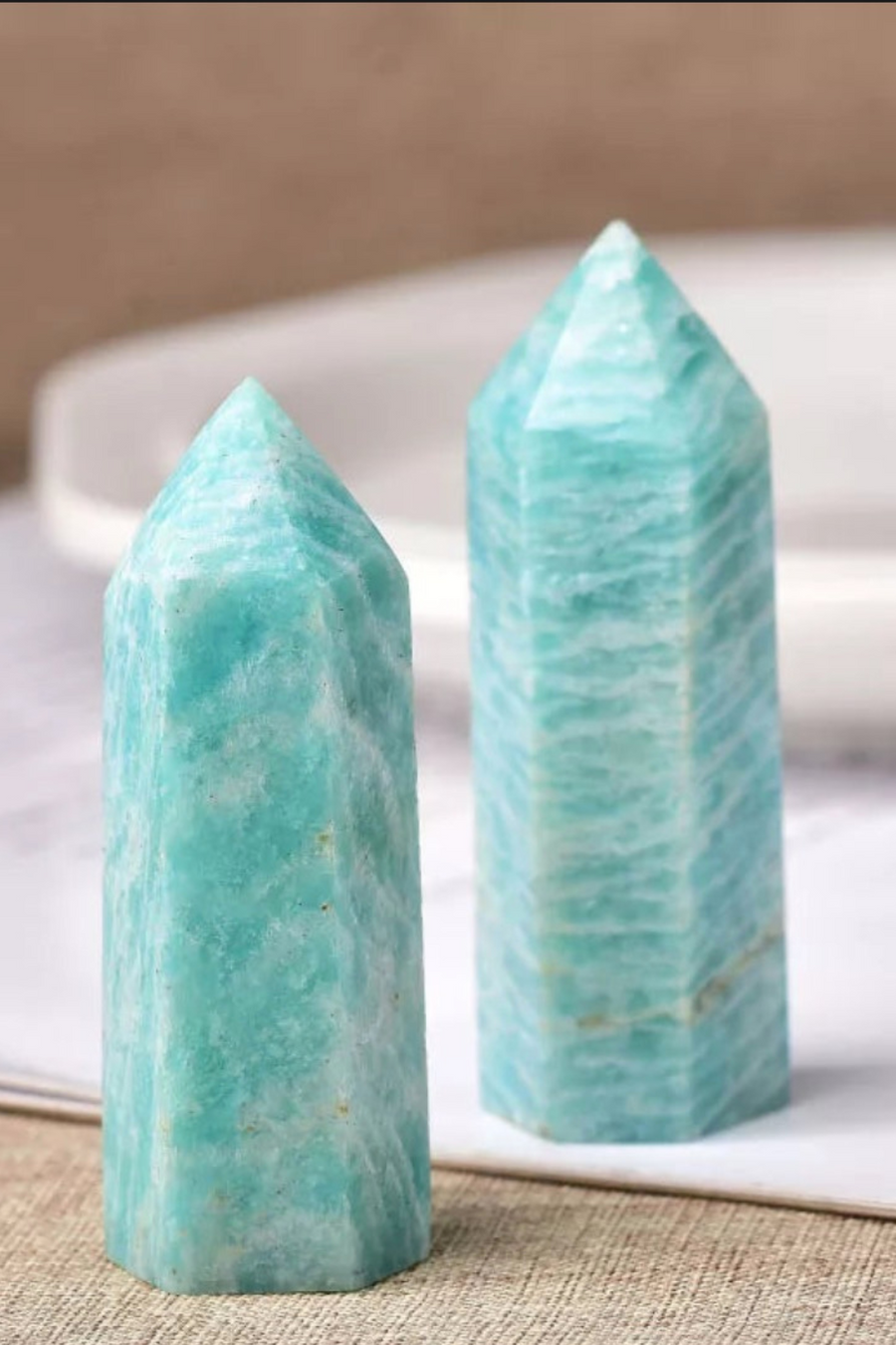 Natural Amazonite Tower