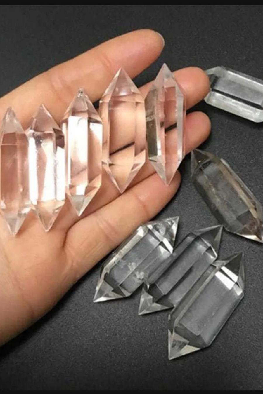 Natural Clear Quartz Double Point