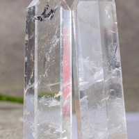 Natural Crystal Clear Quartz Crystal Point Wand