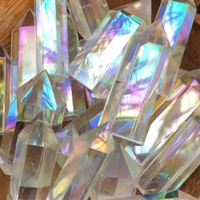 Natural Aura Clear Quartz Point