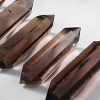 Natural Smokey Quartz Double Point