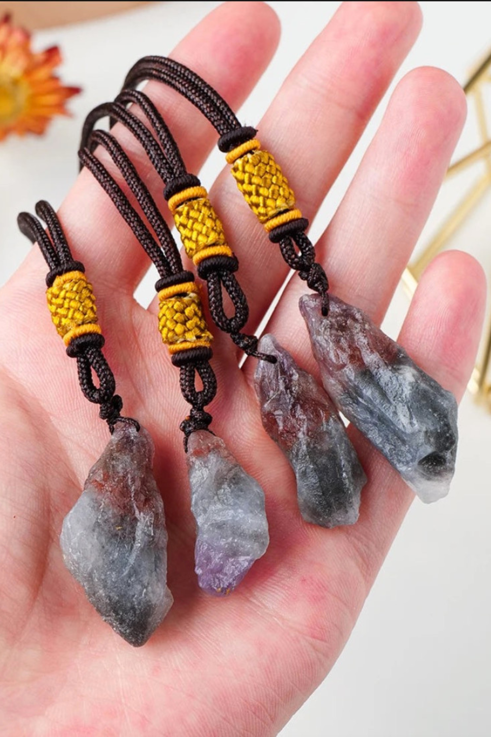 Natural Raw Auralite Necklace