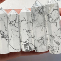 Natural Howlite Crystal Point