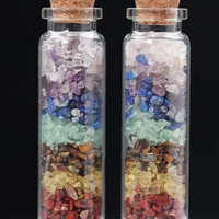 Natural Healing 7 Chakra Crystal Bottle