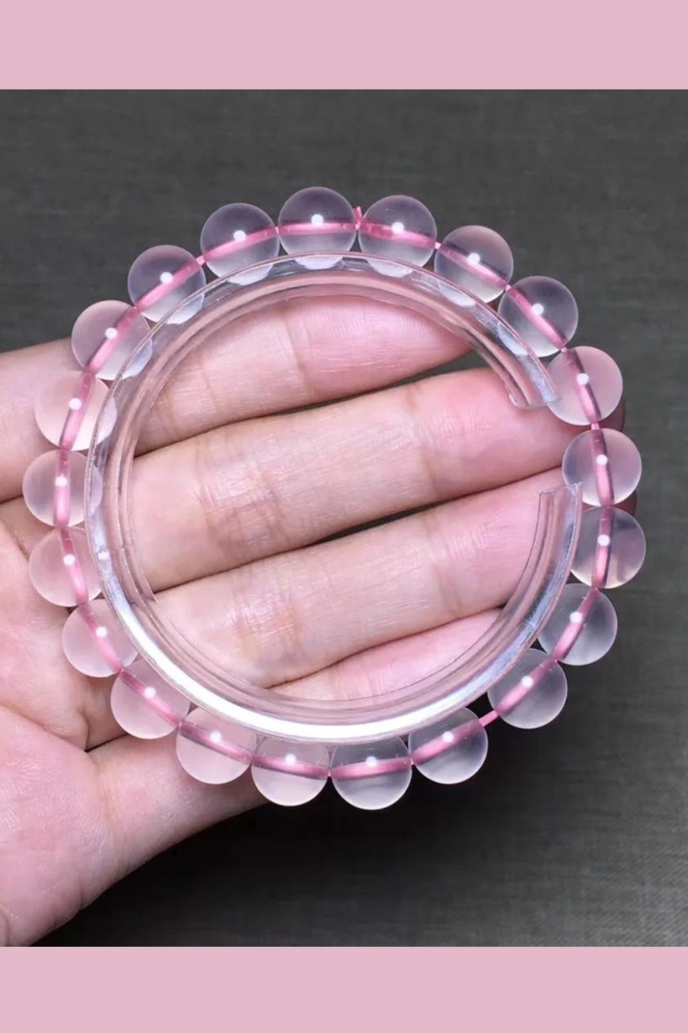 High Quality Rose Quartz Bracelet