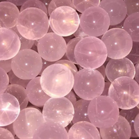 Natural Star Rose Quartz Sphere