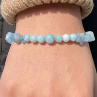 Natural Aquamarine Bracelet