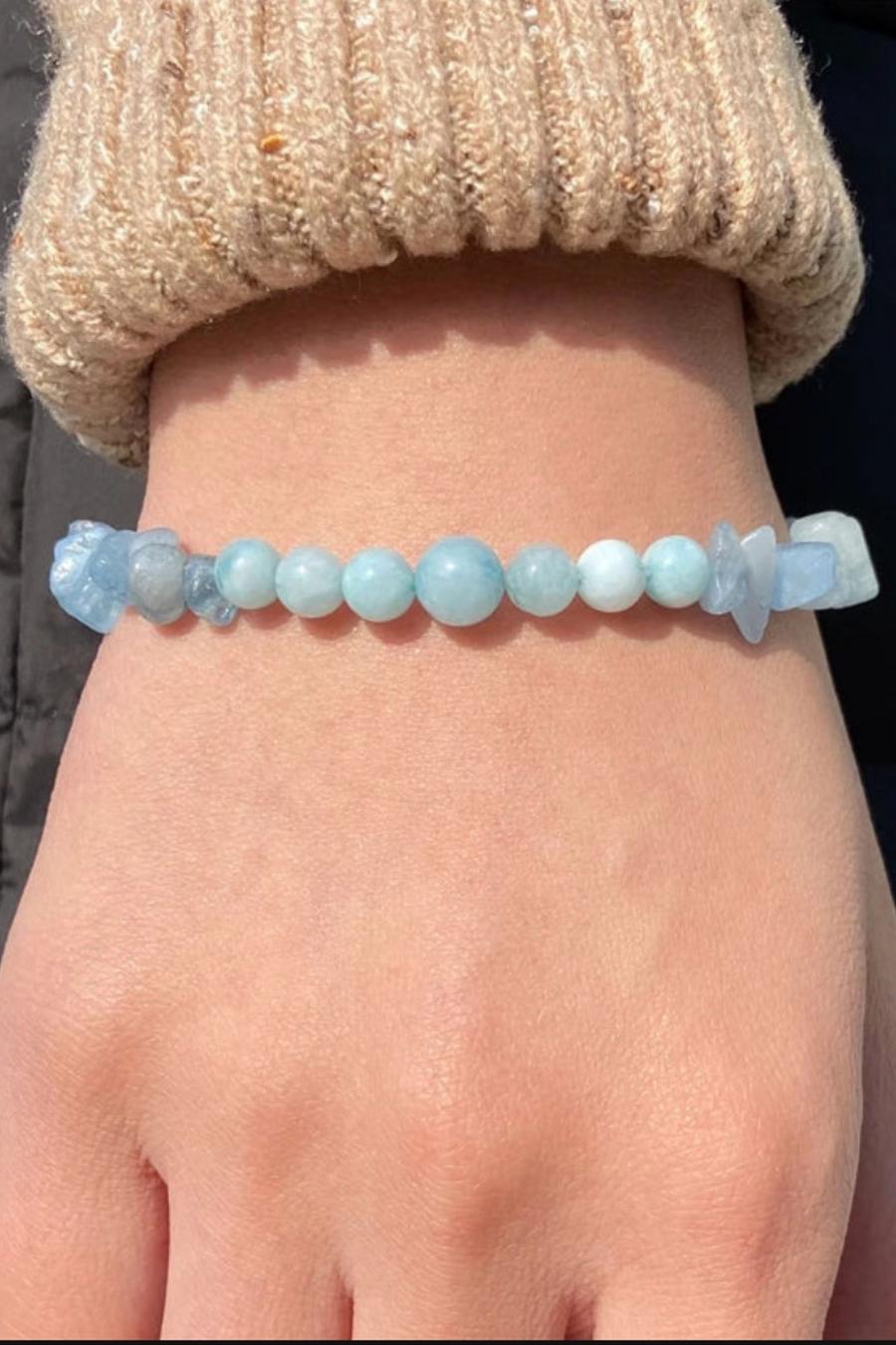 Natural Aquamarine Bracelet