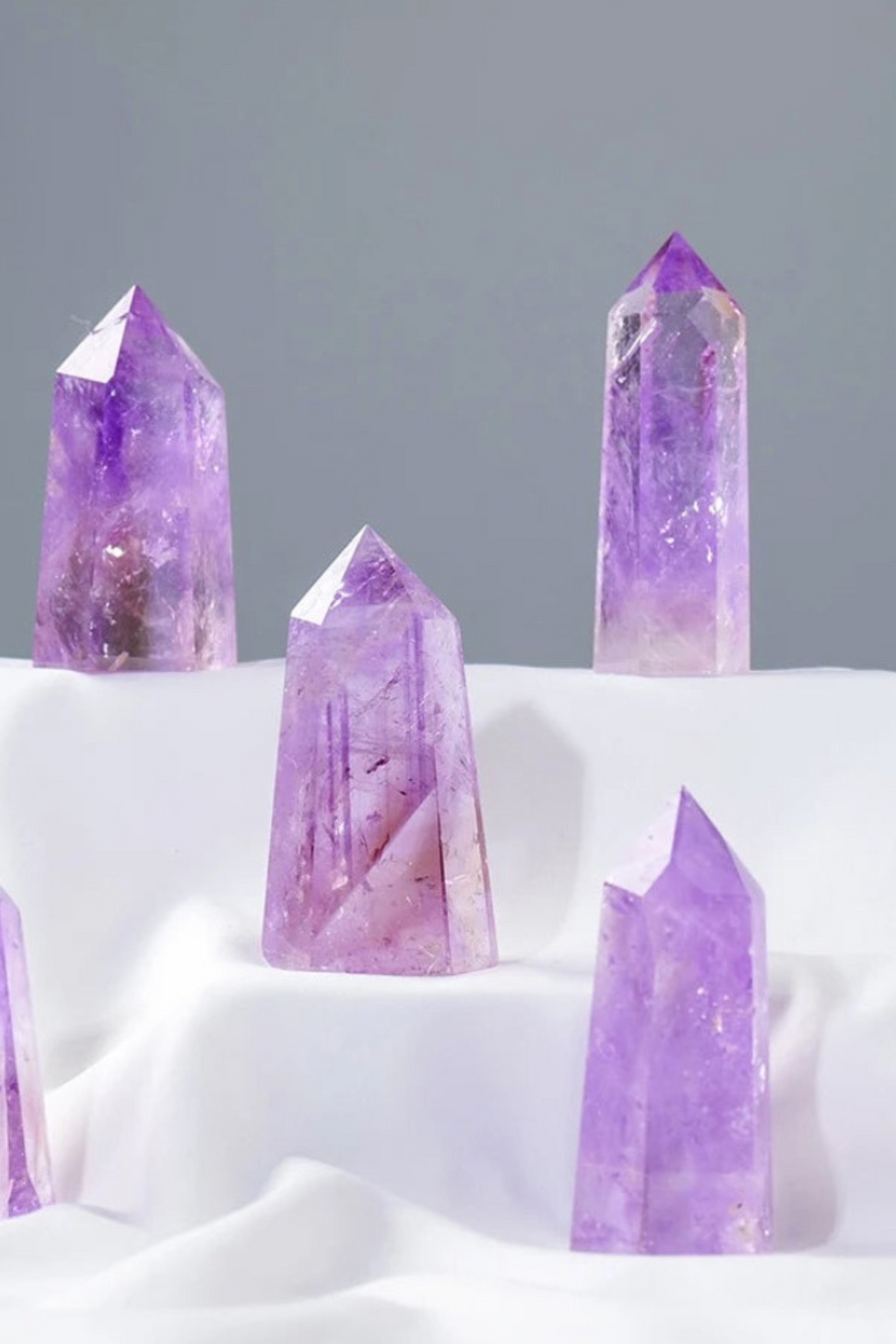 Natural Brazilian Amethyst Tower