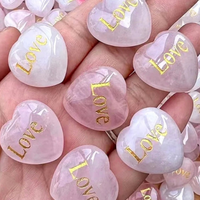 Natural Rose Quartz Heart