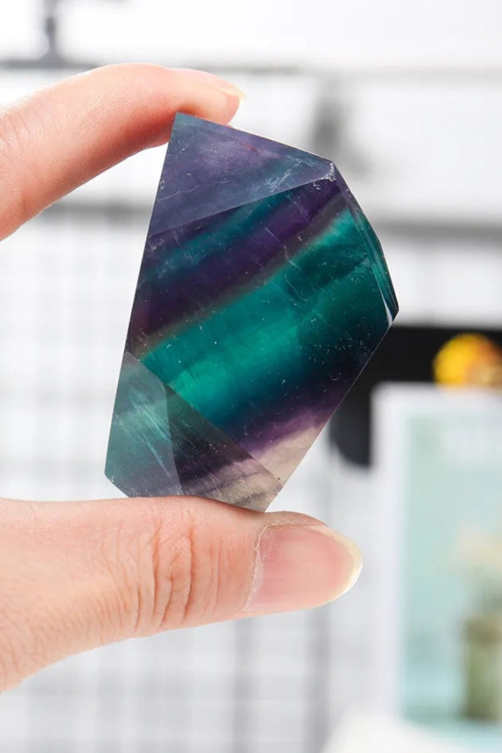 Natural Rainbow Fluorite Freeform