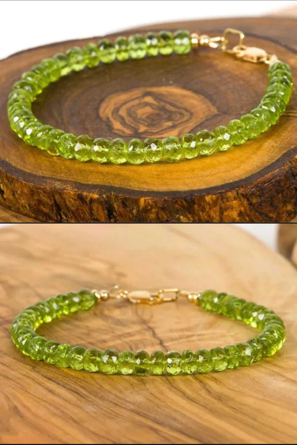 Natural Peridot Bracelet