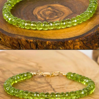 Natural Peridot Bracelet