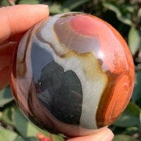 Natural Sea Jasper Sphere