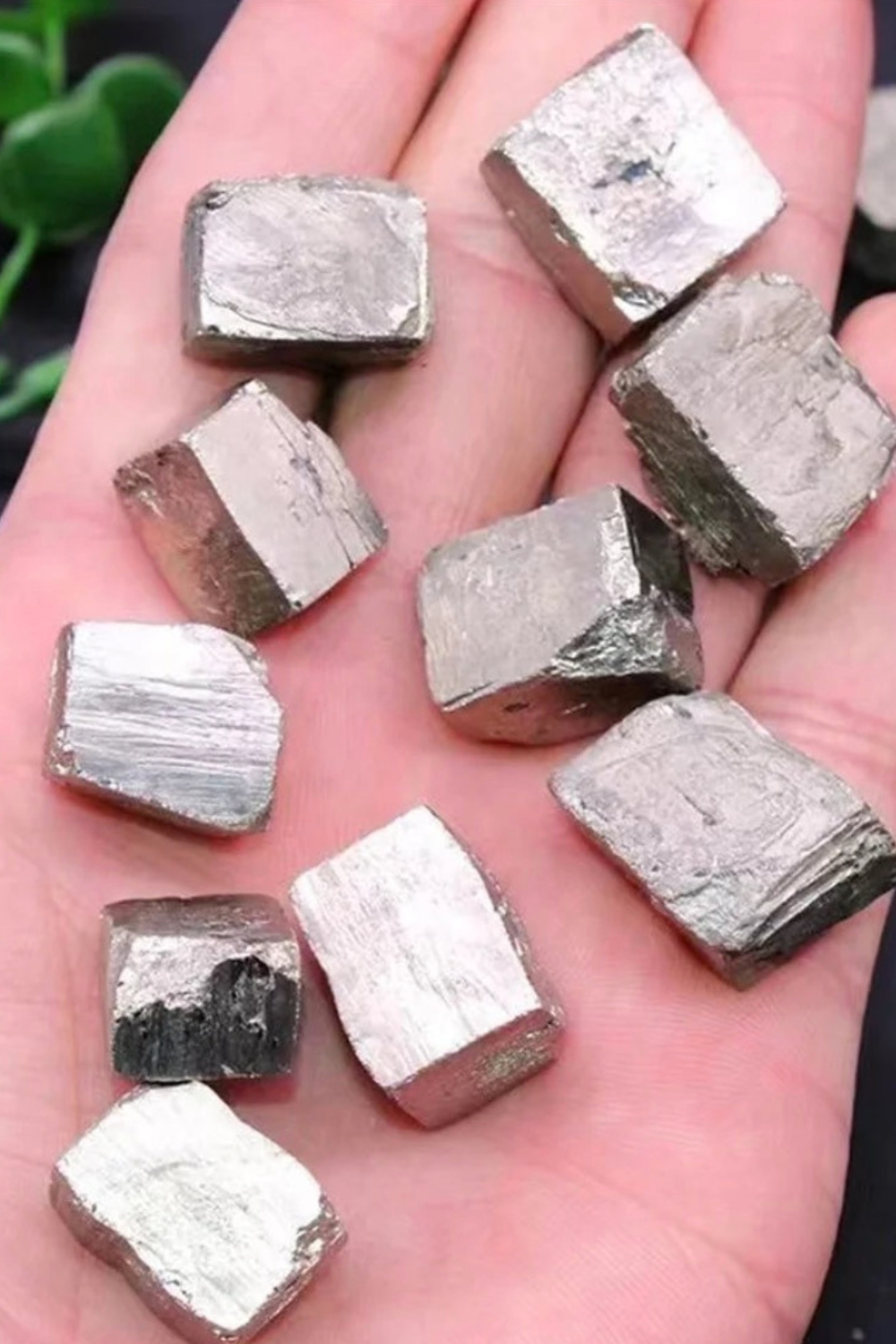 Natural High Density Pyrite Cube