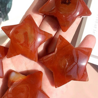 Natural Carnelian Star