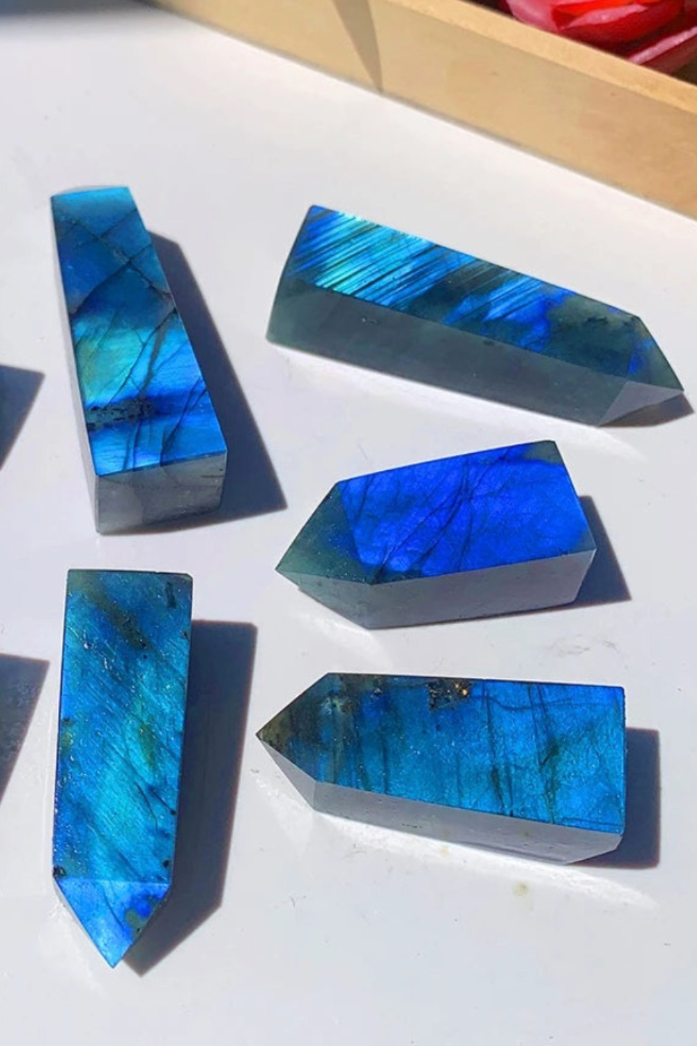 Natural Labradorite Tower