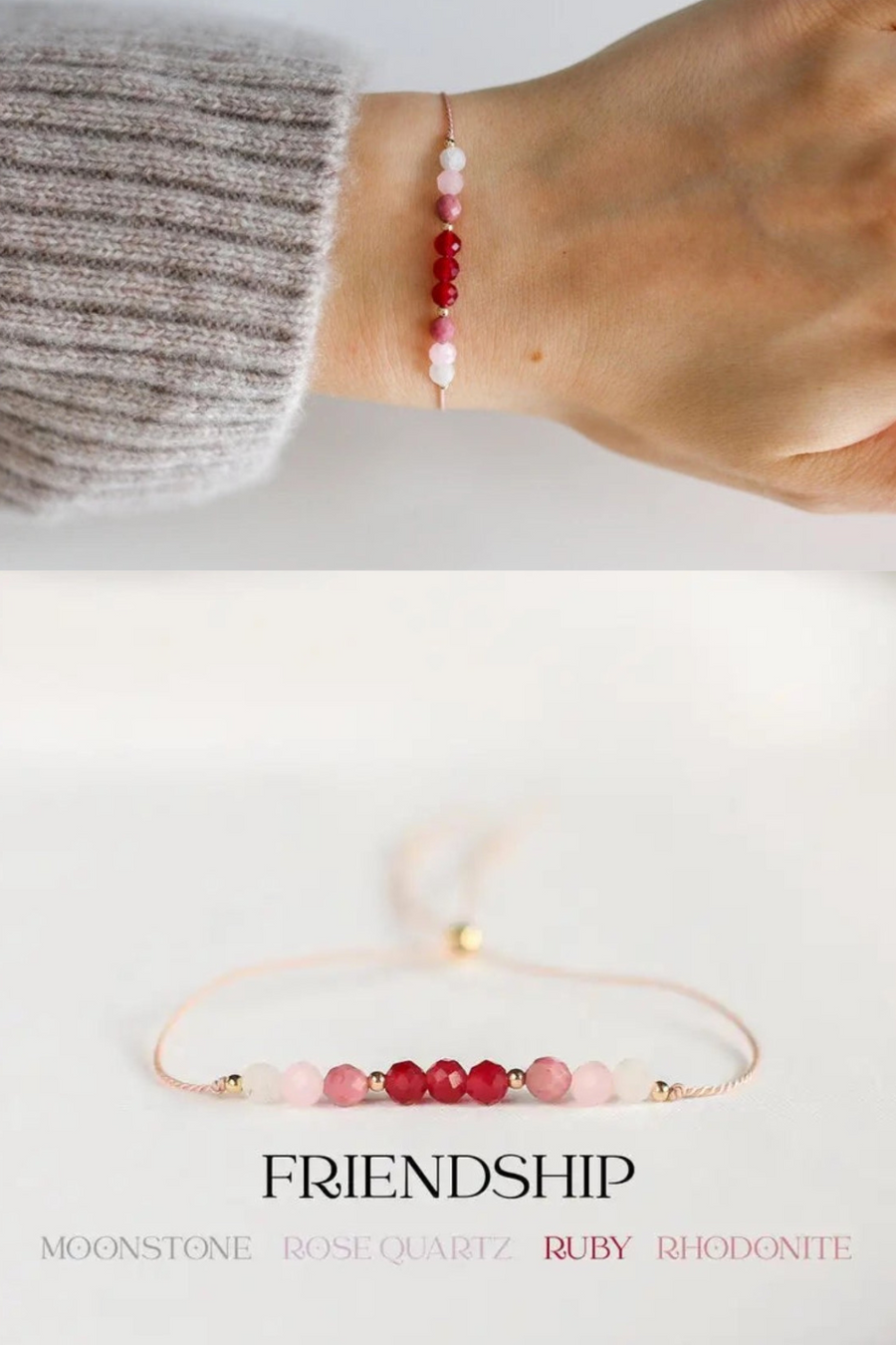 Natural Crystal Friendship Bracelet