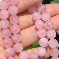 AAA Natural Madagascar Rose Quartz Stone Bead Supply