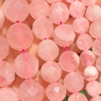 Natural Madagascar Rose Quartz Loose Bead Facet