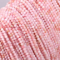 Natural Rose Quartz Faceted Round Bead