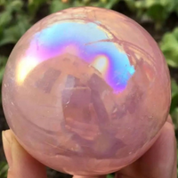 Aura Rose Quartz Sphere