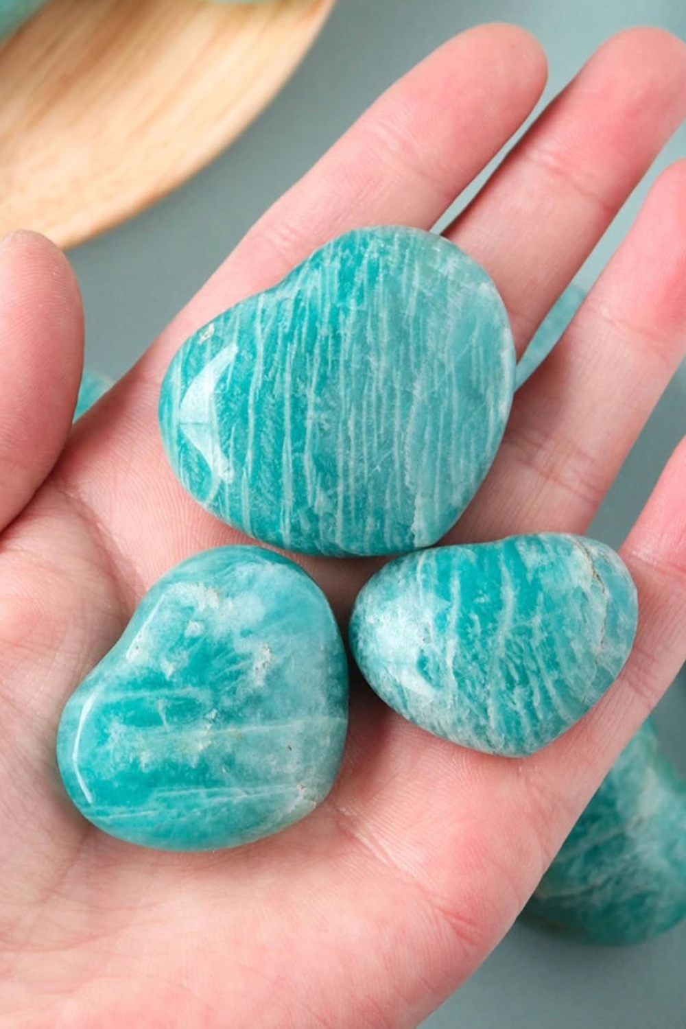 High Quality Amazonite Heart