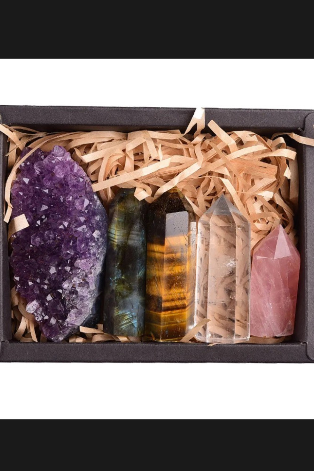 Natural Crystal Healing Box