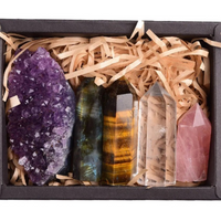 Natural Crystal Healing Box