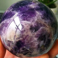 Natural Dream Amethyst Sphere