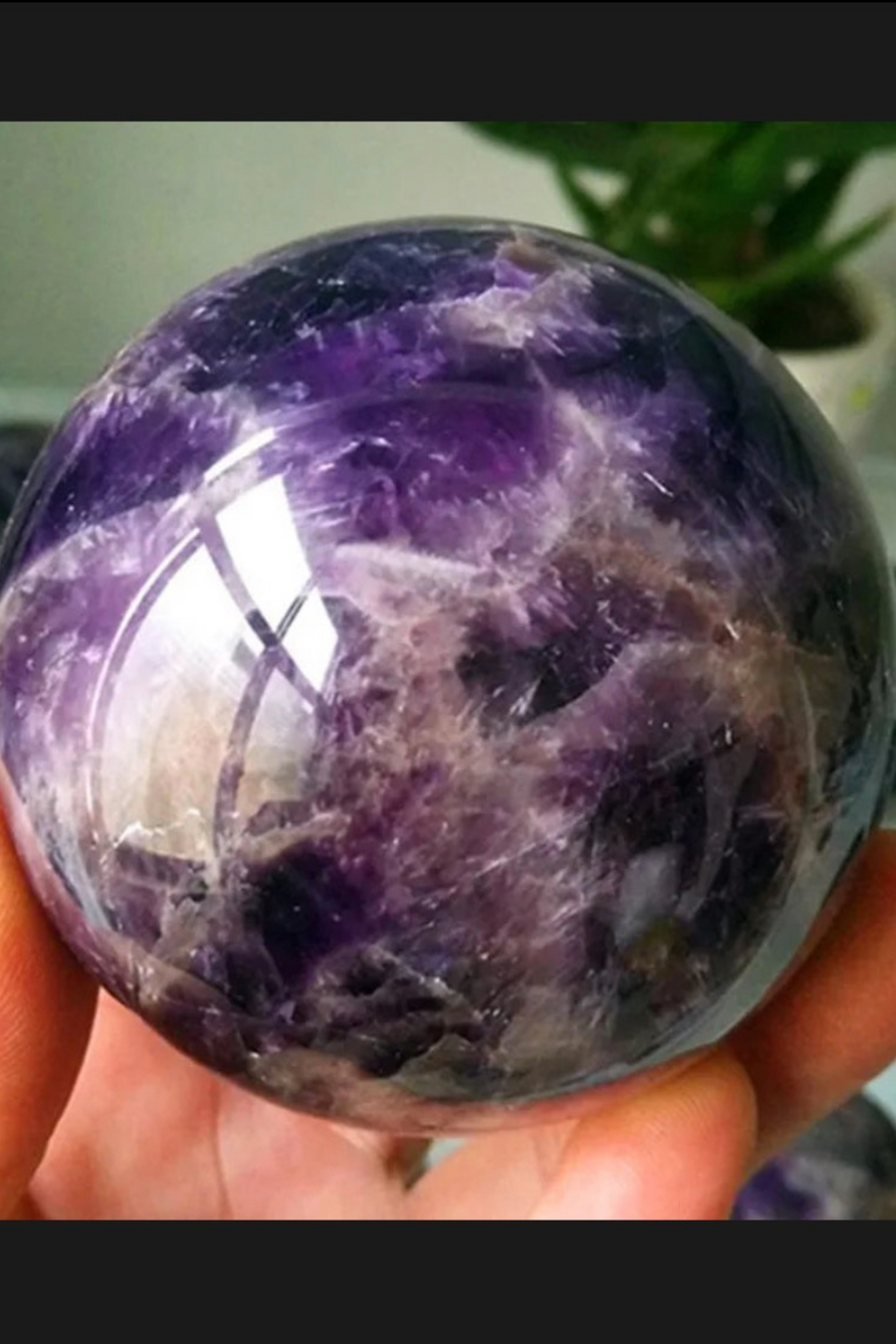 Natural Dream Amethyst Sphere