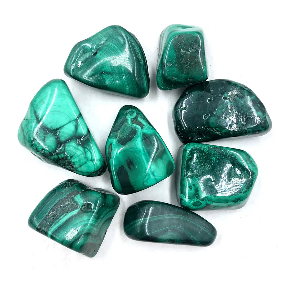 1pc Natural Malachite Tumble Stone