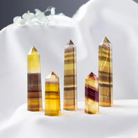 Natural Yellow Fluorite Tower