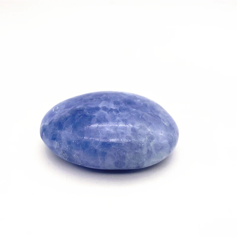 Natural Blue Kyanite Palm Stone