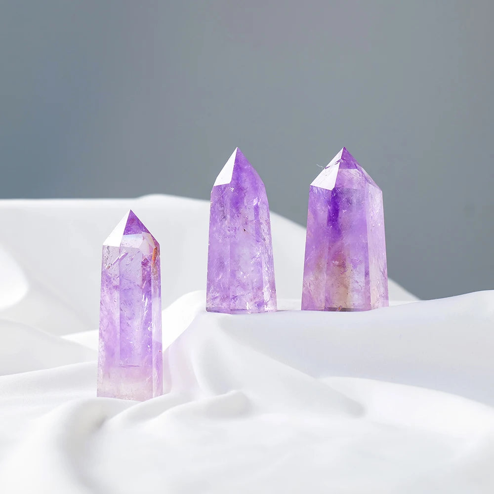 Natural Brazilian Amethyst Tower