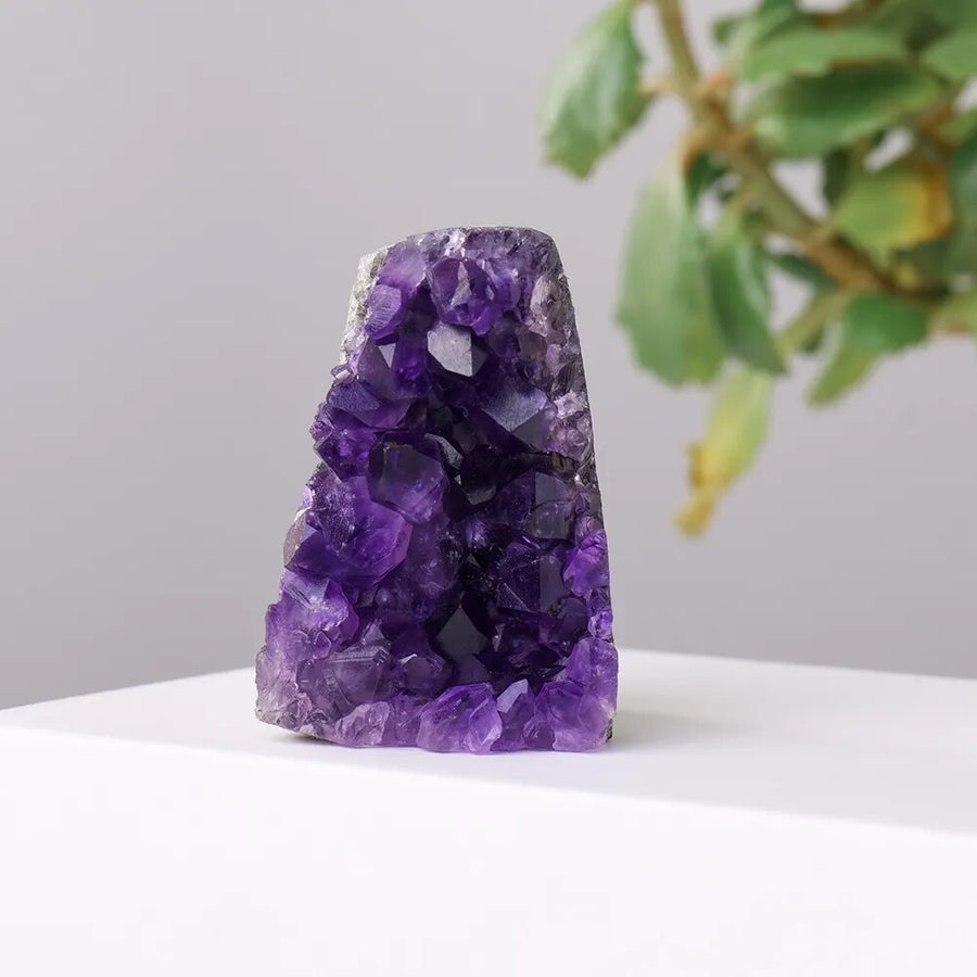 Natural Stone Amethyst Cluster Geode