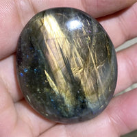 Labradorite Palm Purple Natural Stone Crystals Healing Wicca Wichcraft Meditation Minerals Ornaments Home Decoration