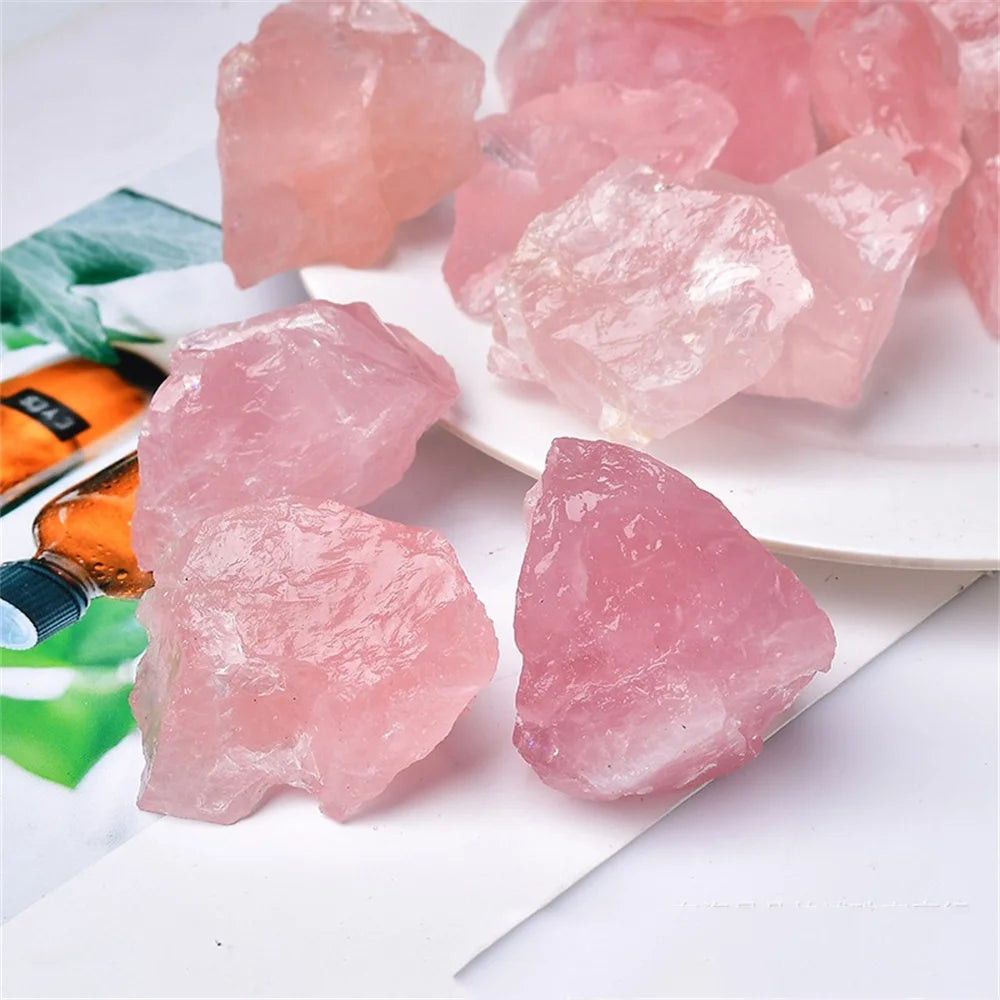 Natural Big Raw Rose Quartz