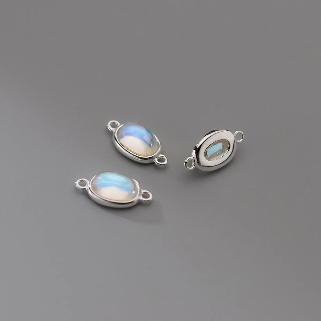 925 Sterling Silver Moonstone Charm