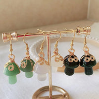 Natural Mushroom Earrings