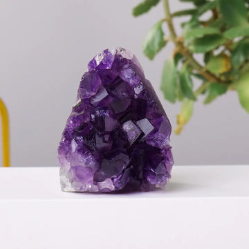 Natural Stone Amethyst Cluster Geode