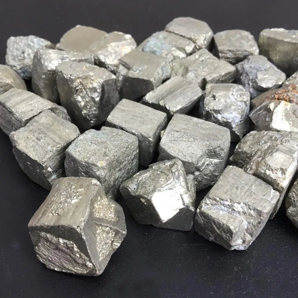 Natural High Density Pyrite Cube