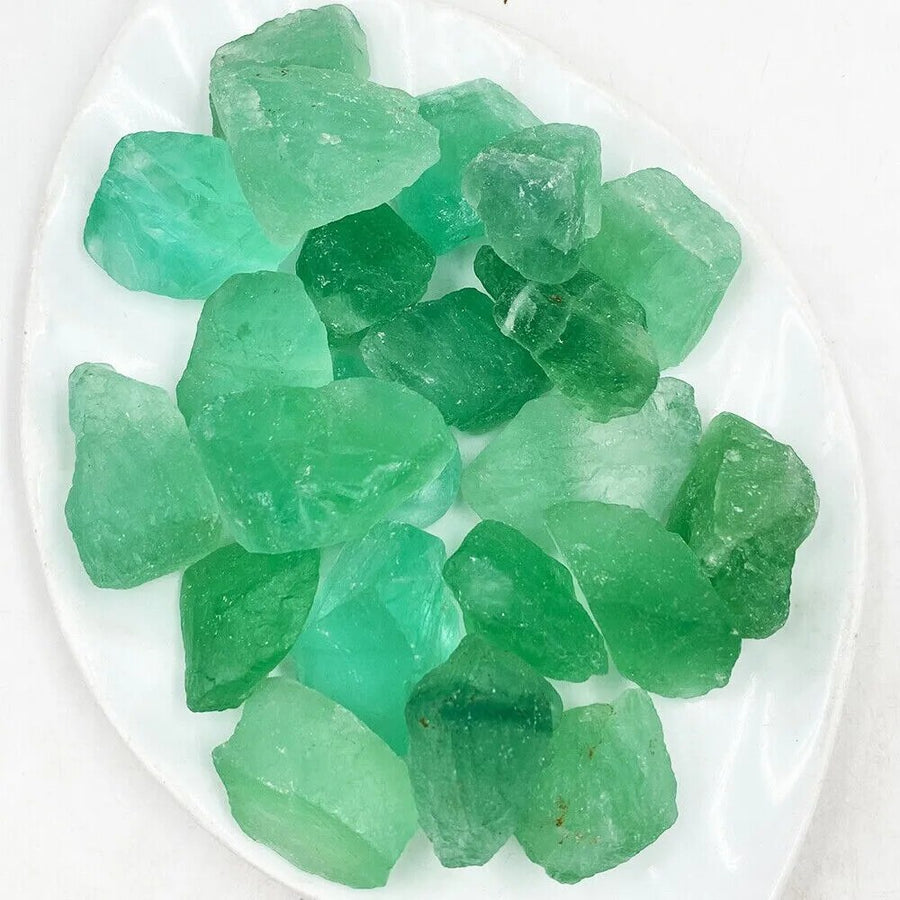 Natural Rough Raw Green Fluorite