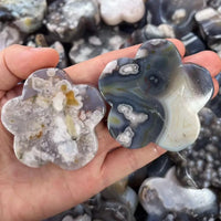 Natural Flower Agate Flower Carving