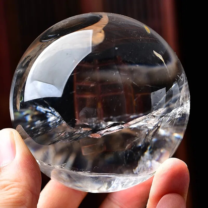 High Quality Natural Clear Quartz Sphere